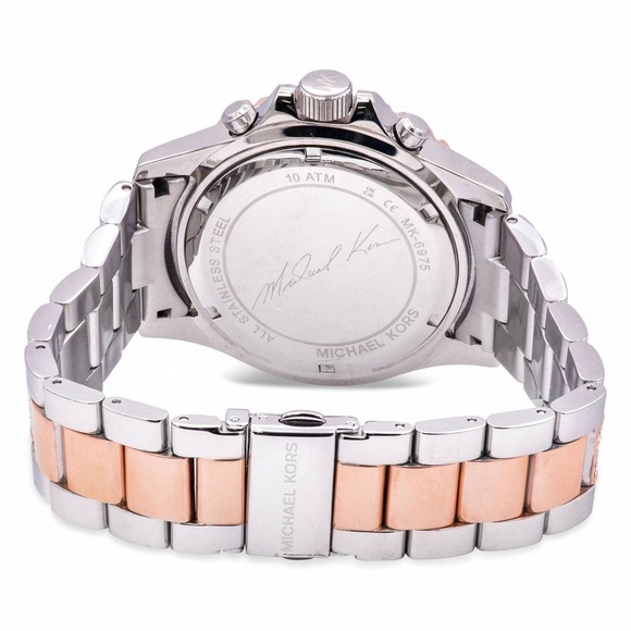 Michael kors mk6975 Everest Chronograph Quartz White Dial Two-tone watch - Picture 2 of 3